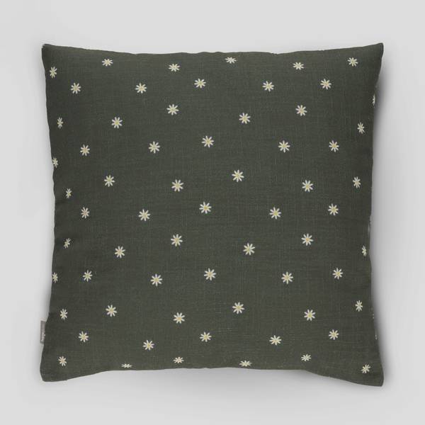 Bedruckte Kissenhülle Dilo Grün - Polyester - 45 x 1 x 45 cm