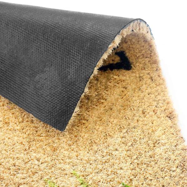 Rutschfeste Fußmatte COCO Braun - Webstoff - 40 x 2 x 60 cm