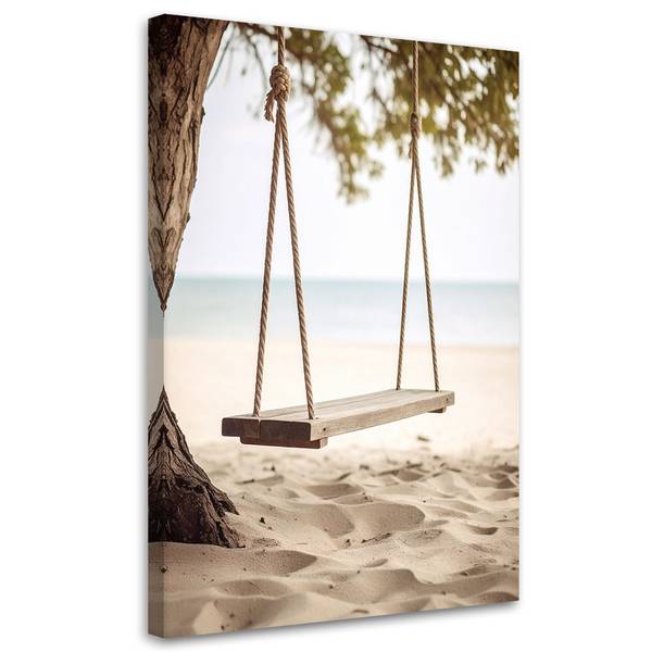 Wandbild Strand 40 x 60 cm