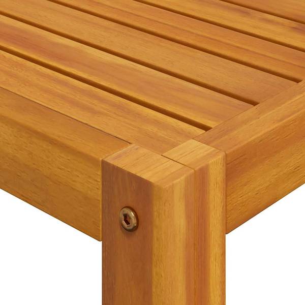 Couchtisch 3009261 Weiß - Akazie - 68 x 29 x 68 cm
