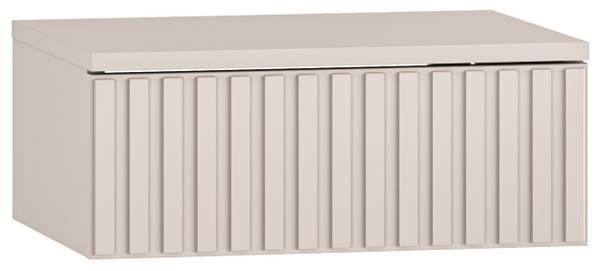 Nachttisch Caletto Grau - Melamin - 45 x 18 x 34 cm