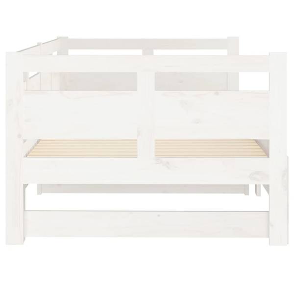 Tagesbett 3015648 Weiß - Kiefer - 181 x 66 x 203 cm
