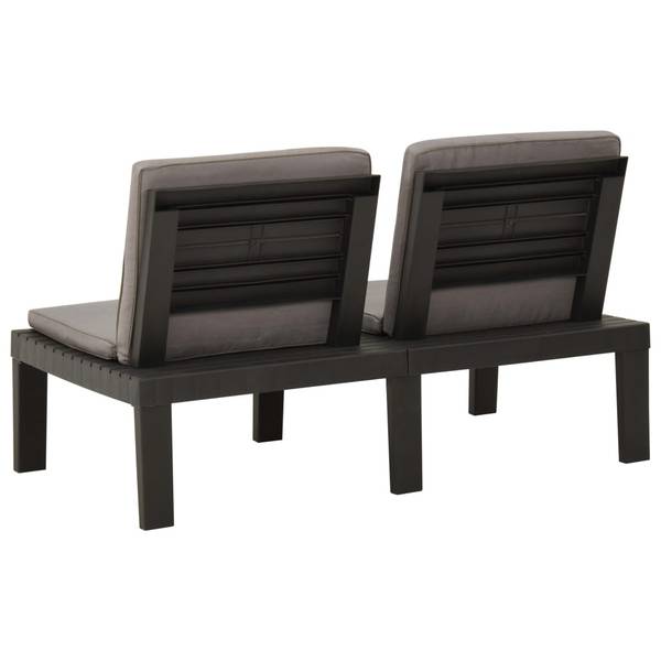 Garten-Lounge-Set 3006073 (3-teilig) Anthrazit - Grau