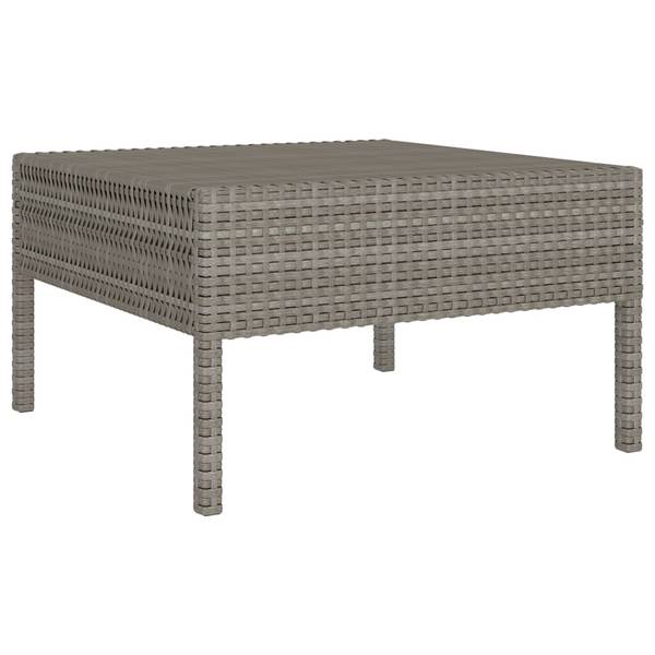 Garten-Lounge-Set 3009677-7 10-teilig Grau - Polyester - Stahl - 60 x 35 x 60 cm