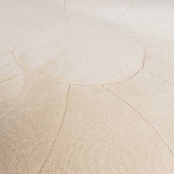 Teppich Coco Bloem Beige - Textil - 120 x 1 x 120 cm