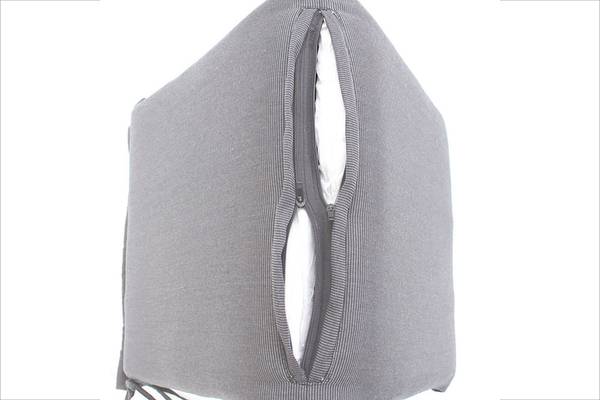 Outdoor-Kissen ROG Grau - Polyester - 46 x 5 x 119 cm