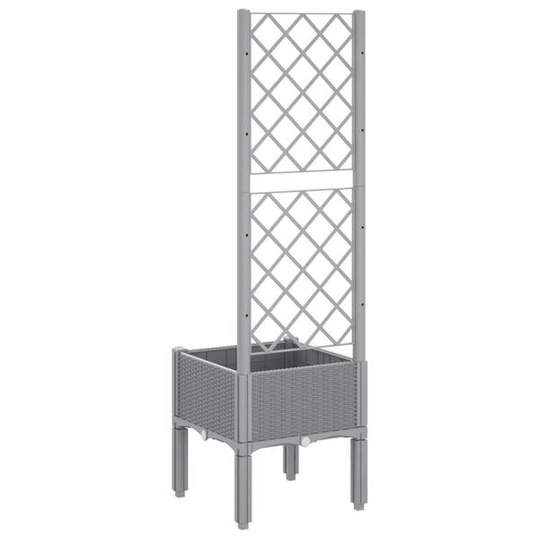 Plantenbak 3033702 grijs - kunststof - 40 x 142 x 40 cm