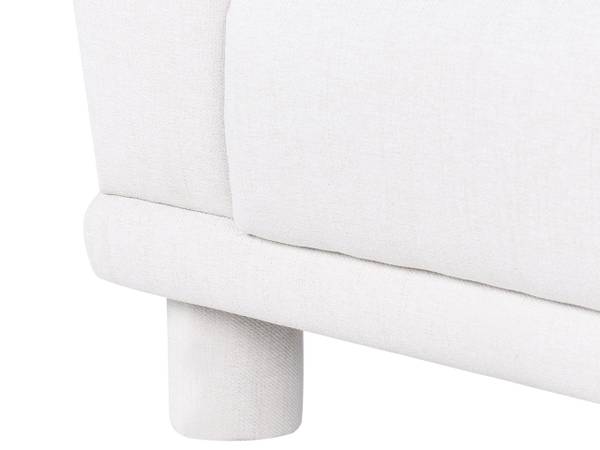3-Sitzer Sofa PORI Cremeweiß - Weiß