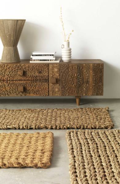 Teppich 10600 Braun - Naturfaser - 60 x 2 x 120 cm