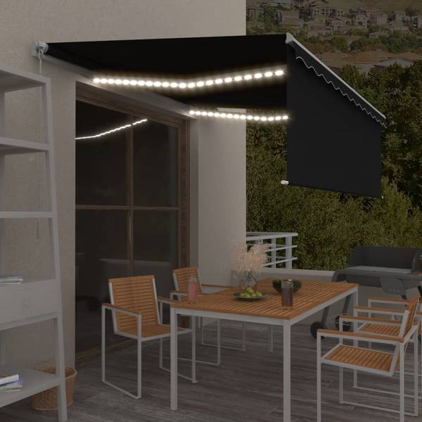Markise 3014349 Anthrazit - 400 x 300 cm