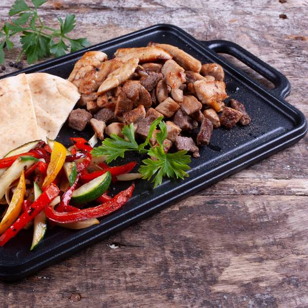Grillplatte VIC-38793 Schwarz - Gusseisen - 21 x 1 x 33 cm