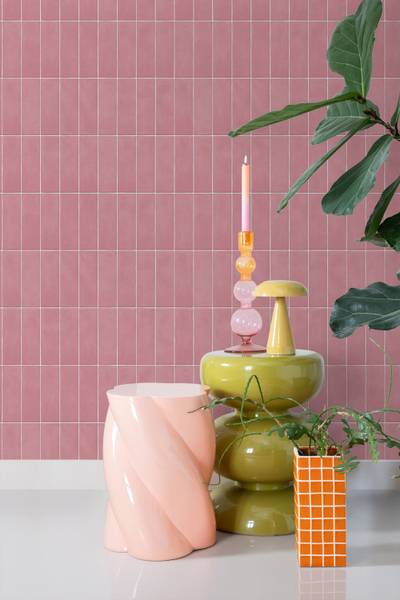 Tapete 131535 Pink - Papier - 50 x 900 x 50 cm
