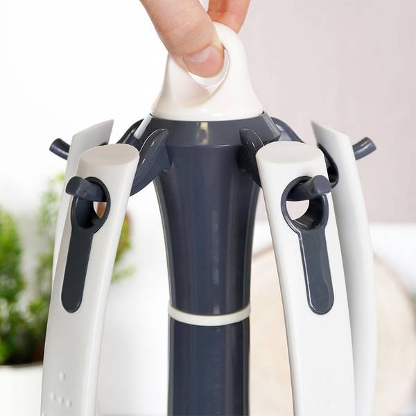 Küchenhelfer Set 5-tlg. 259245 Grau - Kunststoff - 20 x 40 x 20 cm