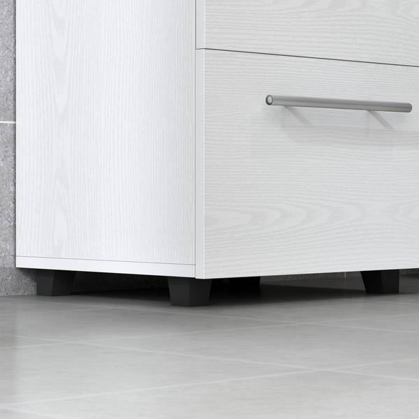 Waschbeckenunterschrank 834-774V90WT Weiß - Holzwerkstoff - 36 x 59 x 42 cm