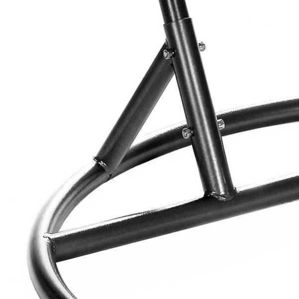 Hängesessel ONE Schwarz - Metall - 104 x 200 x 104 cm