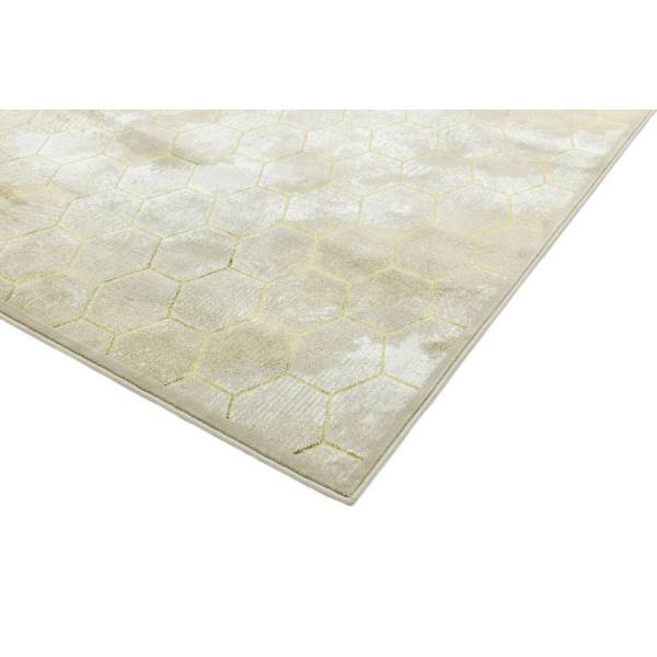 Tapis de salon tissé plat CYPHER RUCHE 80 x 150 cm