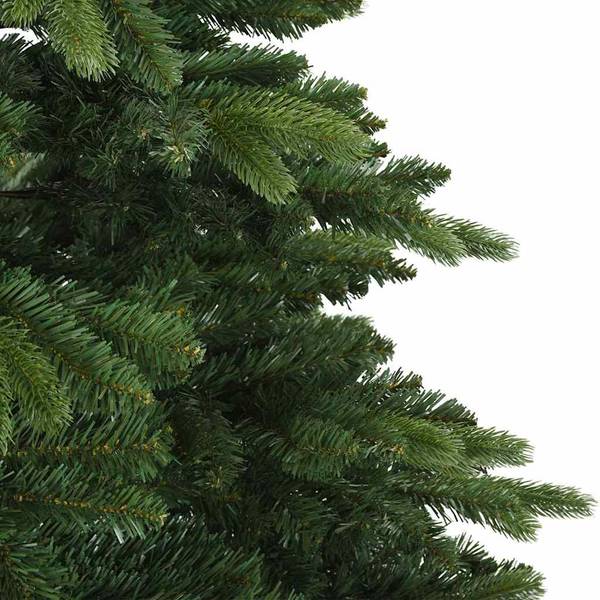 Sapin de Noël artificiel 3700000069-3 Vert - Rouge - 132 x 210 x 132 cm