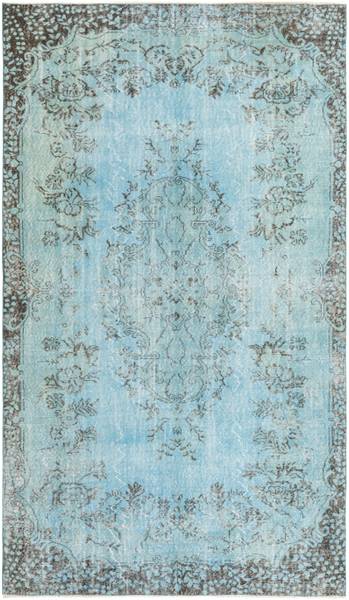Tapis Ultra Vintage CDLXXV Bleu - Laine - 170 x 1 x 297 cm