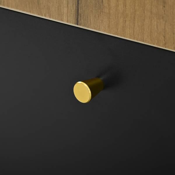 Garderobenset MUHEJi31 Braun - Holzwerkstoff - 24 x 180 x 75 cm