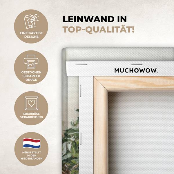 LEINWANDBILD Obst Braun - Baumwollstoff - 20 x 30 x 2 cm