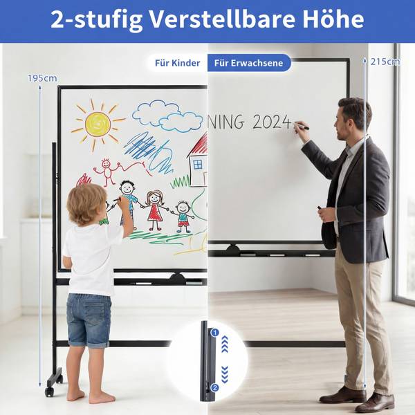 Whiteboard ON33213 Schwarz