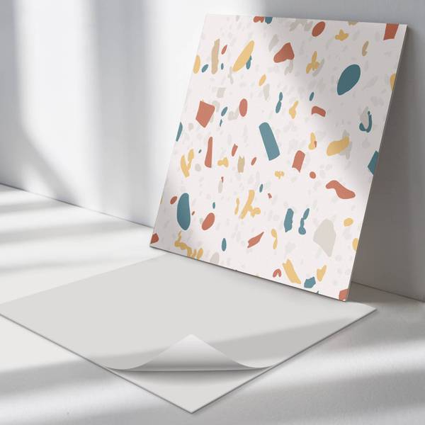 Fliesen Formen Abstrakt 4er Set 50 x 50 cm