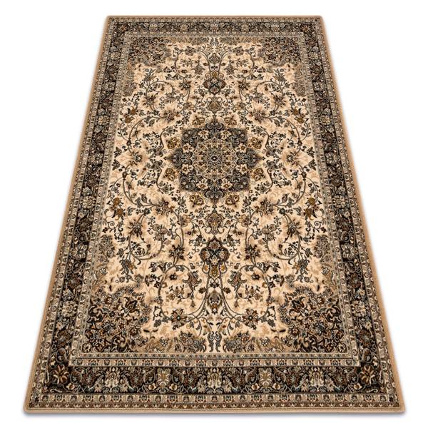 Teppich P5685 Braun - Wolle - 135 x 1 x 200 cm