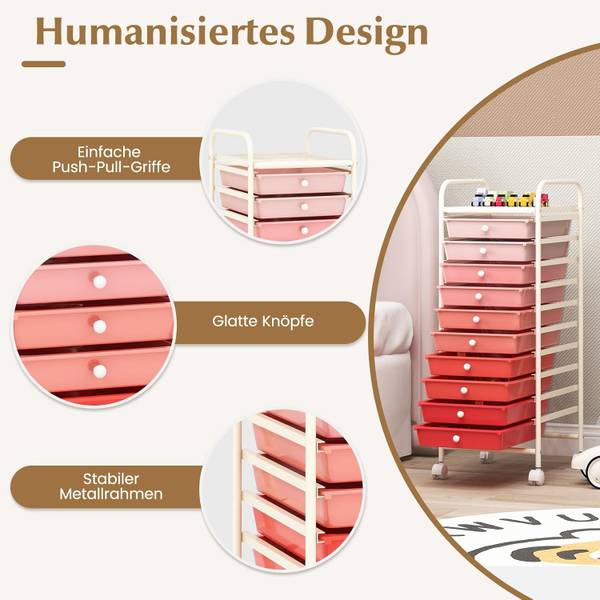 Rollcontainer TI74267 Pink