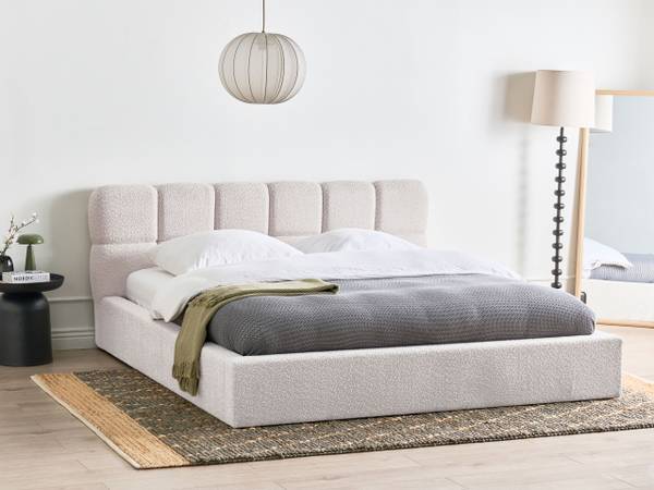 Doppelbett BASTON Beige - Liegefläche Breite: 180 cm