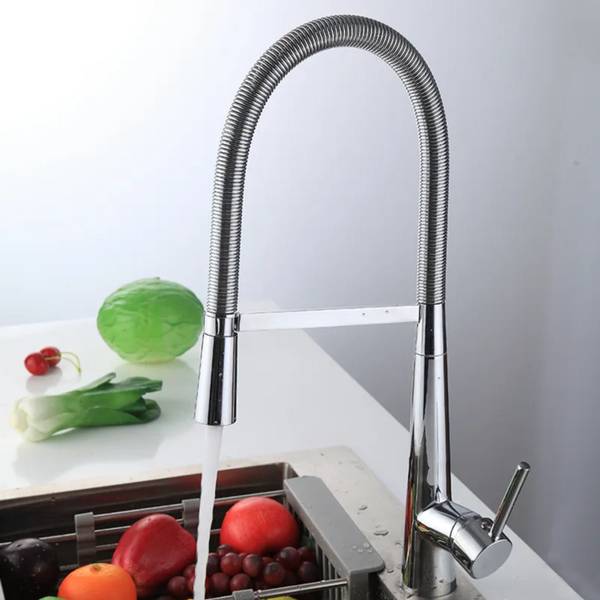 Küchenarmatur Erymanthe Chrom 7965 Silber - Messing - 2 x 34 x 20 cm