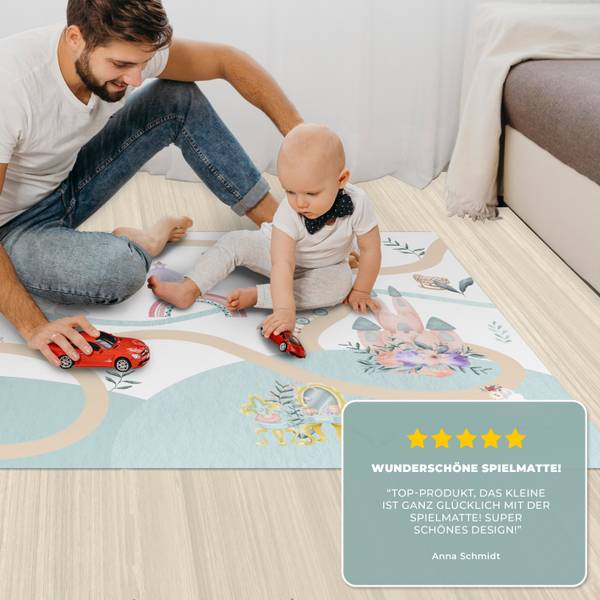 KINDERTEPPICH Prinzessin 105 x 70 cm