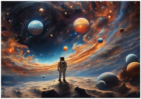 Vlies Fototapete Galaxie Kinderzimmer 250 x 175 cm