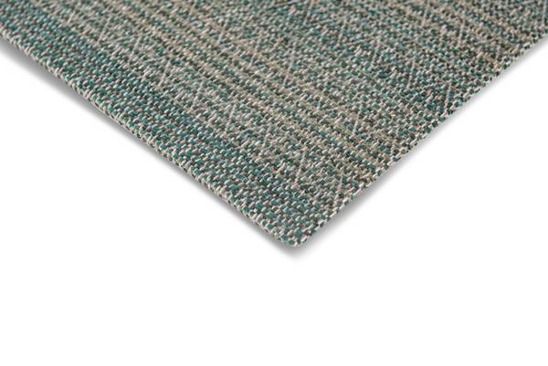 Flachgewebter Teppich Giorgio Grau - Textil - 140 x 1 x 200 cm