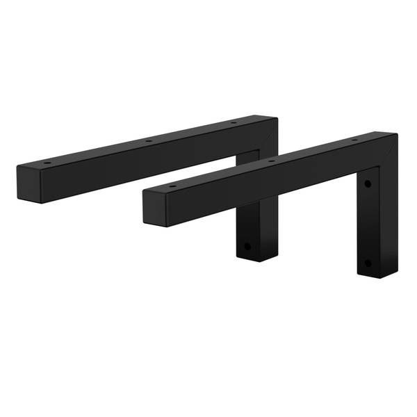 Wandkonsole 2er Set 350x150mm Schwarz kaufen