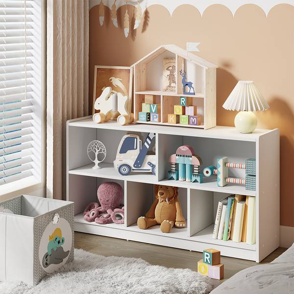 Kinderregal Conny 42808 Weiß - Holzwerkstoff - 112 x 61 x 30 cm