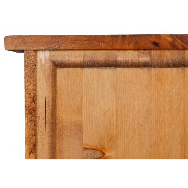 Vitrinenschrank TOM Braun - Linde - 25 x 98 x 40 cm