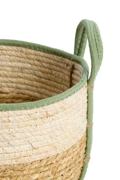 Aufbewahrungskorb KINSALE Braun - Naturfaser - 33 x 23 x 33 cm