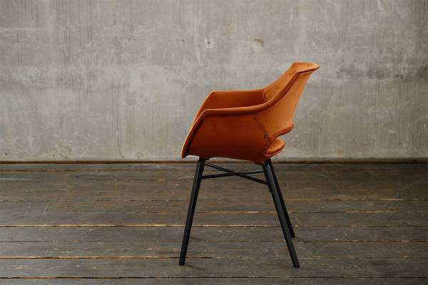 Chaise ZAJA Velvet Marron