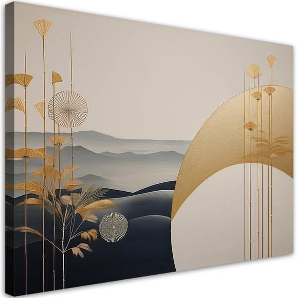 Wandbild boho-landschaft 100 x 70 cm