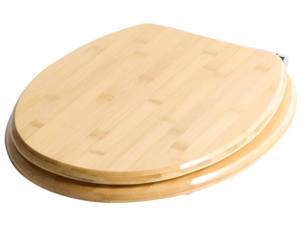 WC-Sitz CUAREIM Braun - Bambus - 38 x 42 x 45 cm