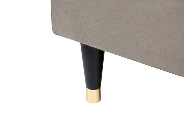 Doppelbett DAME Beige - Taupe - Liegefläche Breite: 180 cm