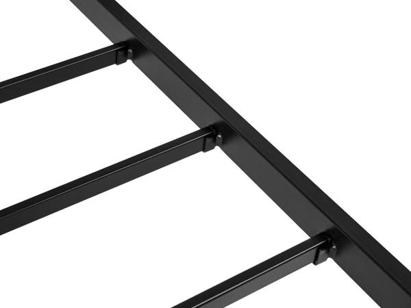 Lit à baldaquin MIRABEAU Beige - Noir - Métal - 186 x 170 x 207 cm