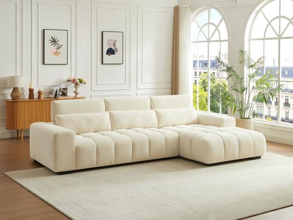 Sofa ohne Schlafmöglichkeit LOPONZA Beige