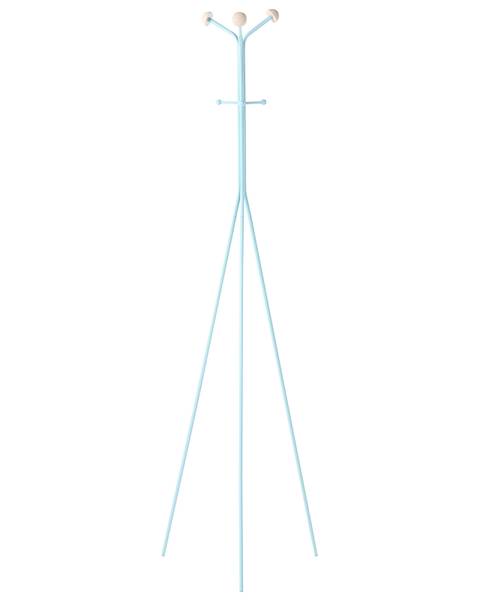 Kledingstandaard ARNOT blauw - metaal - 50 x 176 x 50 cm