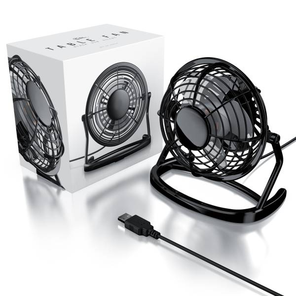 USB-Ventilator GE-2009 Schwarz - Kunststoff - 15 x 15 x 10 cm