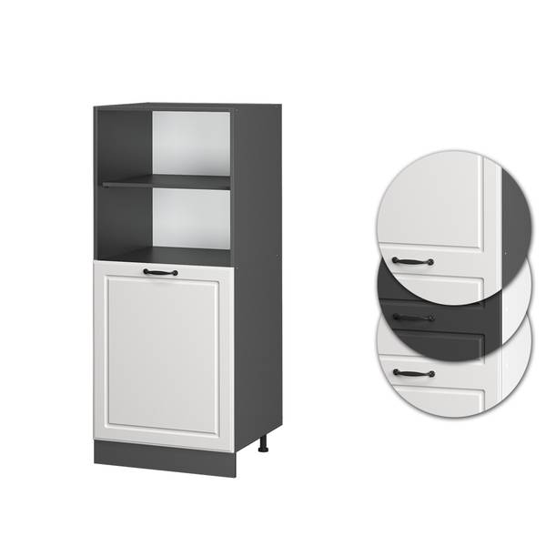 Herdumbauschrank R-Line 37845 Anthrazit