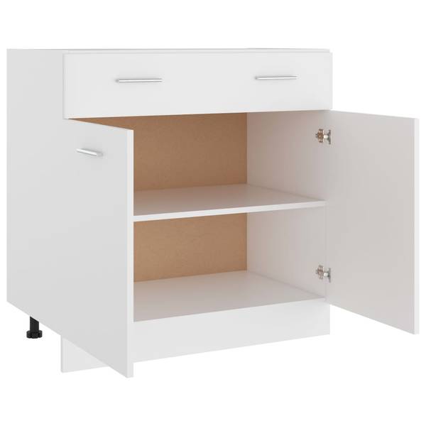 Unterschrank 3016496_deb3 Weiß - Holzwerkstoff - 80 x 82 x 46 cm
