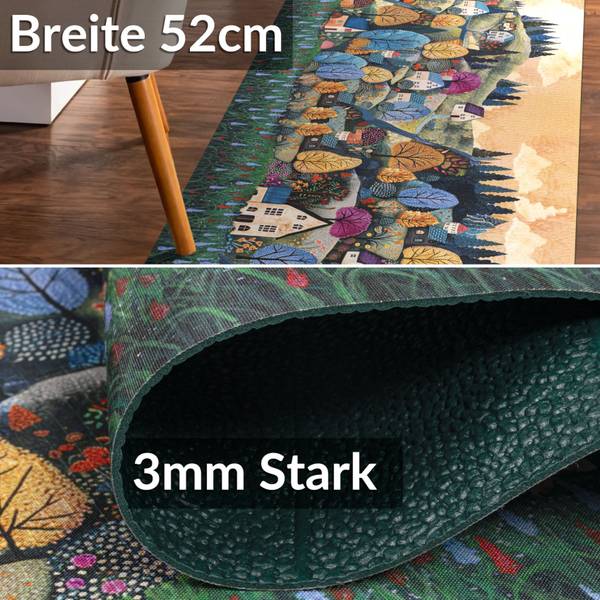 Küchenläufer Landschaft Tiefe: 100 cm