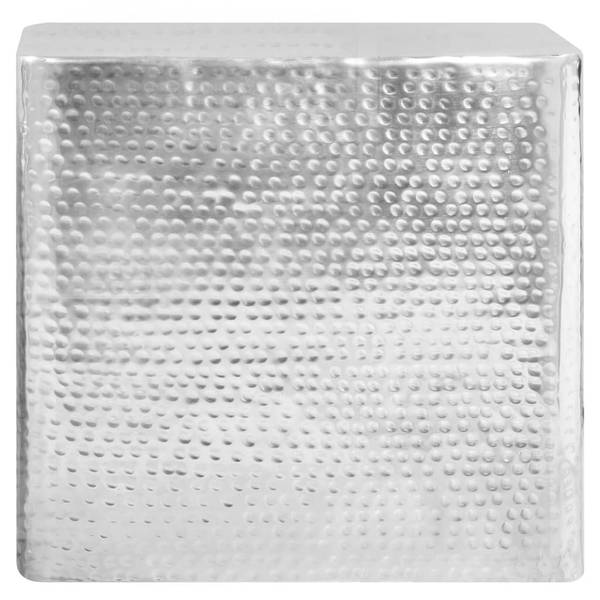 Beistelltisch 246504 2er Set Silber - Aluminium - 40 x 38 x 40 cm