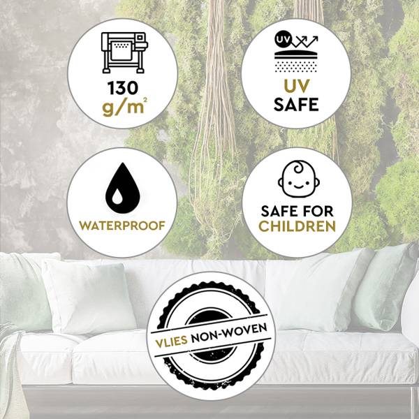 Papier peint, Plante de mousse Nature 350 x 245 cm